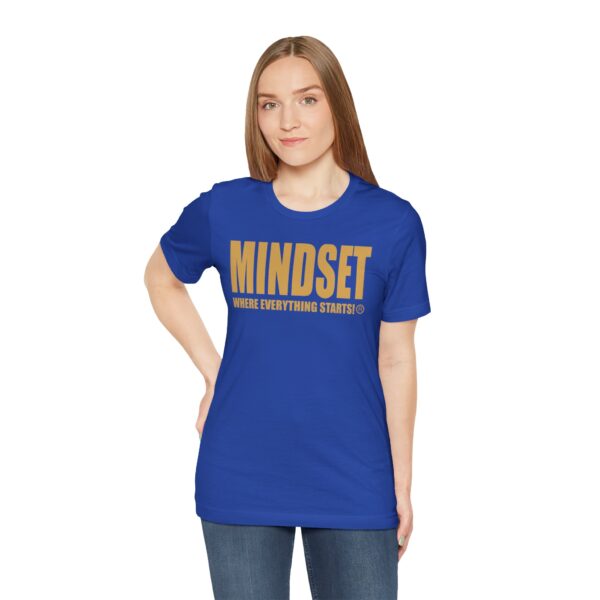 Mindset Trademarked T-Shirt (Old Gold Logo) - Image 158