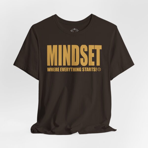 Mindset Trademarked T-Shirt (Old Gold Logo) - Image 59