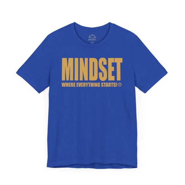 Mindset Trademarked T-Shirt (Old Gold Logo) - Image 149