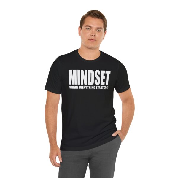 Mindset Trademarked T-Shirt (White Logo) - Image 14