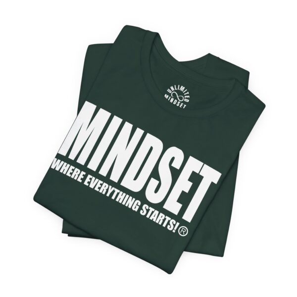 Mindset Trademarked T-Shirt (White Logo) - Image 180