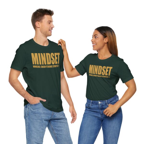 Mindset Trademarked T-Shirt (Old Gold Logo) - Image 25