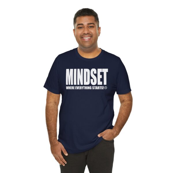 Mindset Trademarked T-Shirt (White Logo) - Image 306