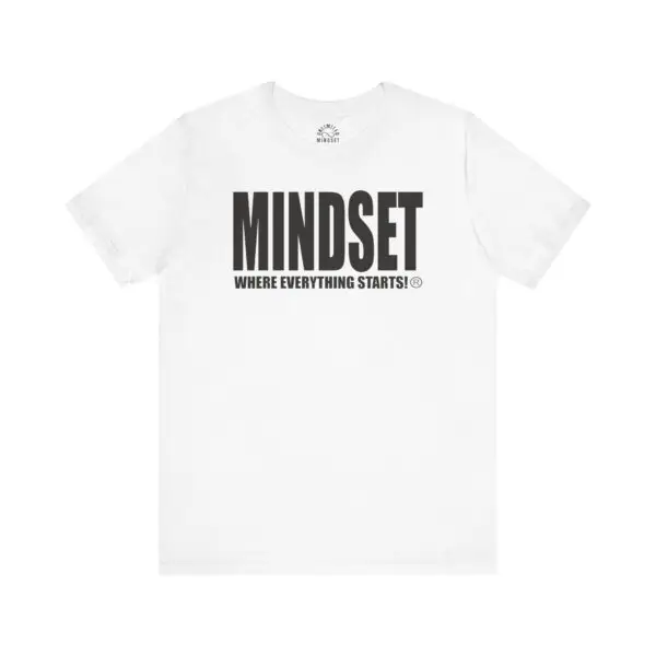 Mindset Trademarked T-Shirt (Black Logo) - Image 2