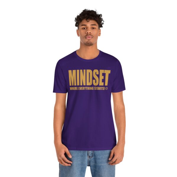 Mindset Trademarked T-Shirt (Old Gold Logo) - Image 215