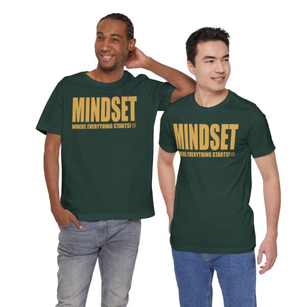 Mindset Trademarked T-Shirt (Old Gold Logo) - Image 28