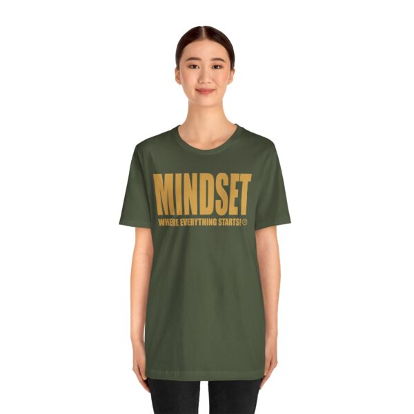 Mindset Trademarked T-Shirt (Old Gold Logo) - Image 127