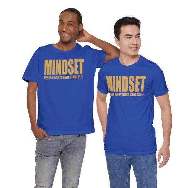 Mindset Trademarked T-Shirt (Old Gold Logo) - Image 173