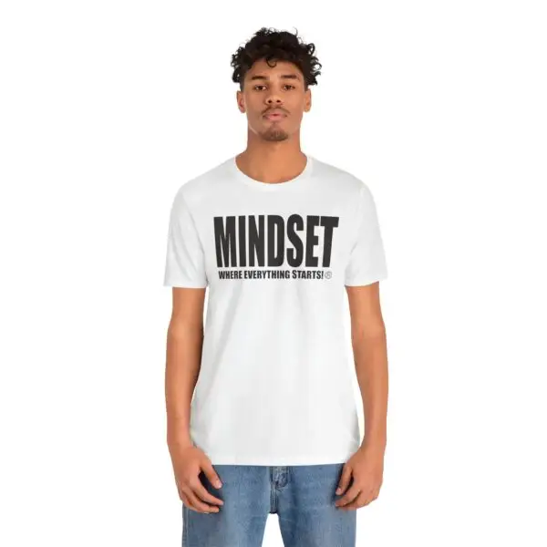 Mindset Trademarked T-Shirt (Black Logo) - Image 12