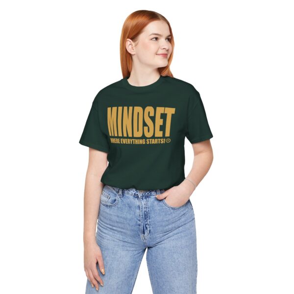 Mindset Trademarked T-Shirt (Old Gold Logo) - Image 18