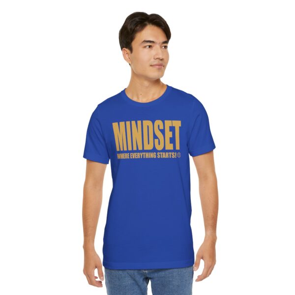 Mindset Trademarked T-Shirt (Old Gold Logo) - Image 165