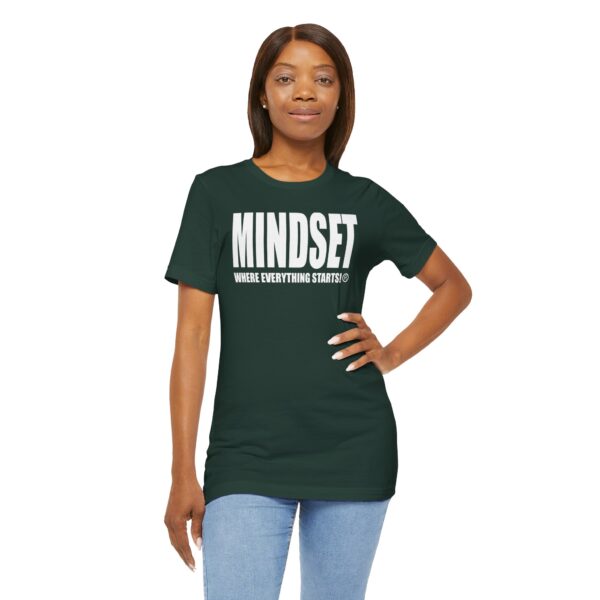 Mindset Trademarked T-Shirt (White Logo) - Image 196