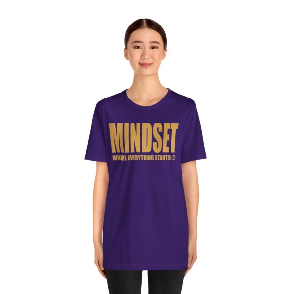 Mindset Trademarked T-Shirt (Old Gold Logo) - Image 214