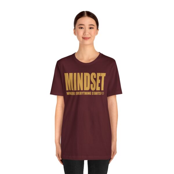 Mindset Trademarked T-Shirt (Old Gold Logo) - Image 243