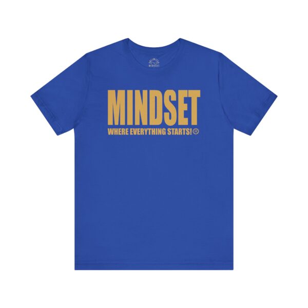 Mindset Trademarked T-Shirt (Old Gold Logo) - Image 147