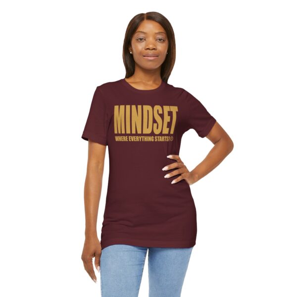 Mindset Trademarked T-Shirt (Old Gold Logo) - Image 254