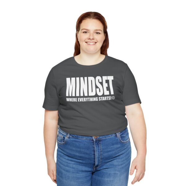 Mindset Trademarked T-Shirt (White Logo) - Image 276