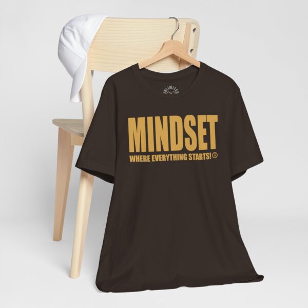 Mindset Trademarked T-Shirt (Old Gold Logo) - Image 66