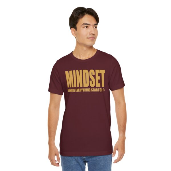 Mindset Trademarked T-Shirt (Old Gold Logo) - Image 252