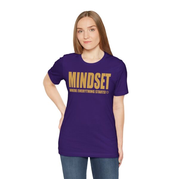 Mindset Trademarked T-Shirt (Old Gold Logo) - Image 216