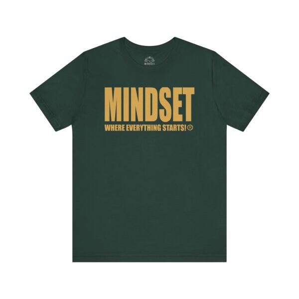 Mindset Trademarked T-Shirt (Old Gold Logo) - Image 2