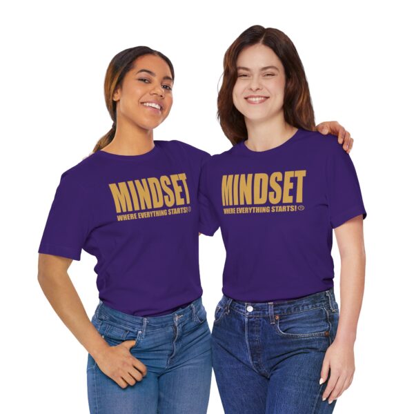 Mindset Trademarked T-Shirt (Old Gold Logo) - Image 230