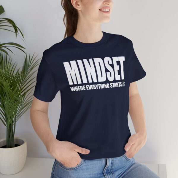 Mindset Trademarked T-Shirt (White Logo) - Image 314