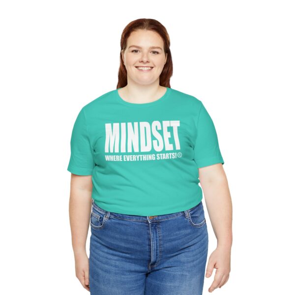 Mindset Trademarked T-Shirt (White Logo) - Image 160