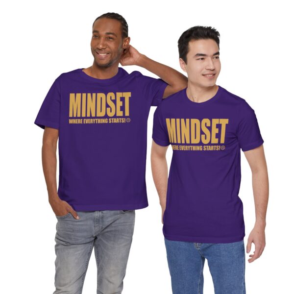 Mindset Trademarked T-Shirt (Old Gold Logo) - Image 231