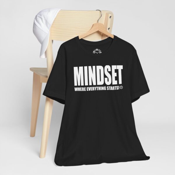 Mindset Trademarked T-Shirt (White Logo) - Image 8