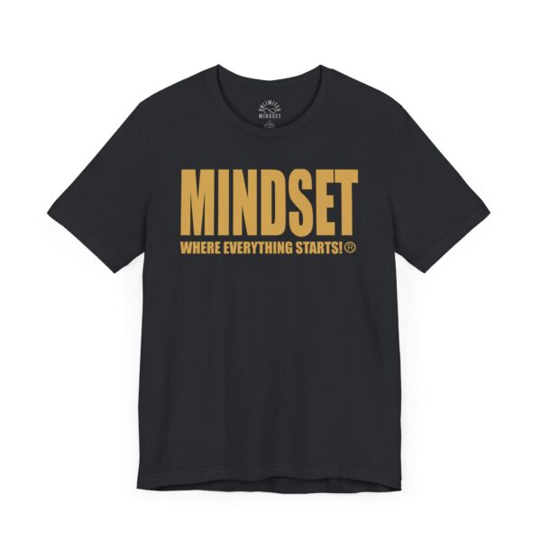 Mindset Trademarked T-Shirt (Old Gold Logo) - Image 91