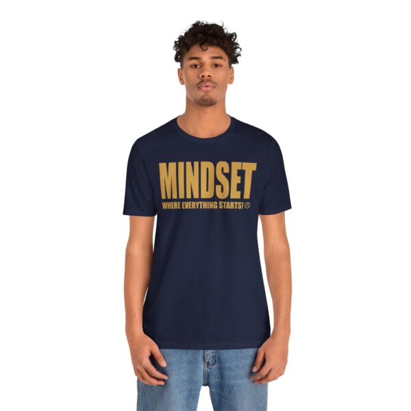 Mindset Trademarked T-Shirt (Old Gold Logo) - Image 186