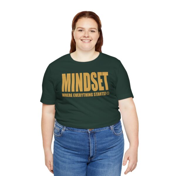 Mindset Trademarked T-Shirt (Old Gold Logo) - Image 15