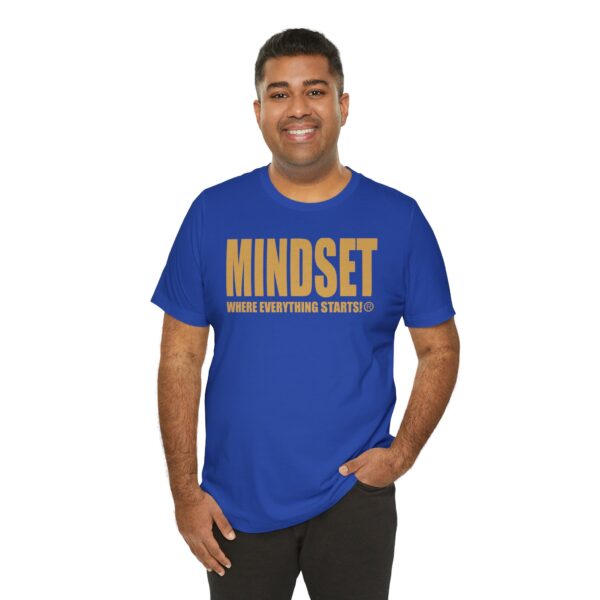 Mindset Trademarked T-Shirt (Old Gold Logo) - Image 161