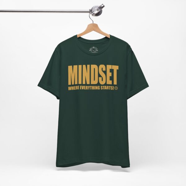 Mindset Trademarked T-Shirt (Old Gold Logo) - Image 7