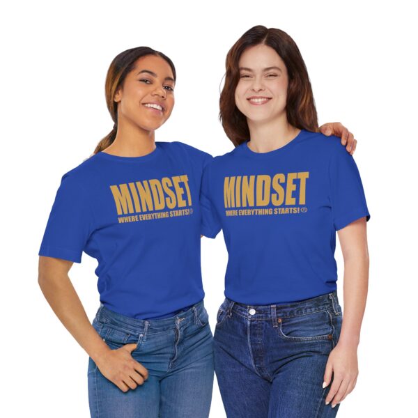 Mindset Trademarked T-Shirt (Old Gold Logo) - Image 172