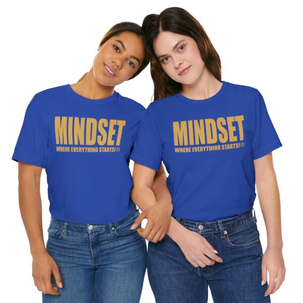 Mindset Trademarked T-Shirt (Old Gold Logo) - Image 171