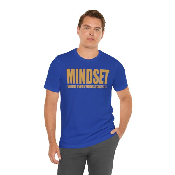 Mindset Trademarked T-Shirt (Old Gold Logo) - Image 159