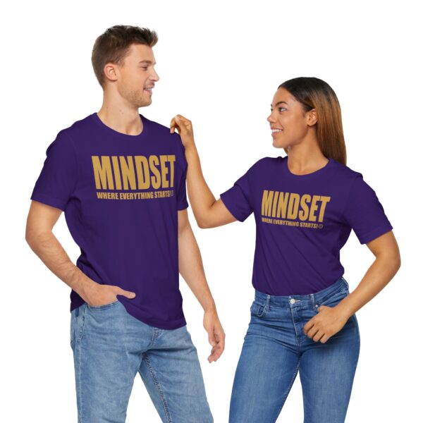 Mindset Trademarked T-Shirt (Old Gold Logo) - Image 228