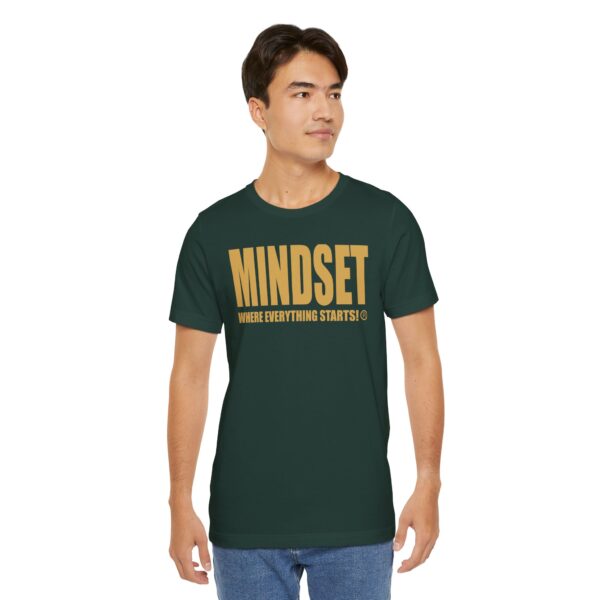 Mindset Trademarked T-Shirt (Old Gold Logo) - Image 20