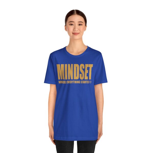 Mindset Trademarked T-Shirt (Old Gold Logo) - Image 156