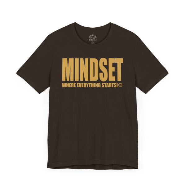 Mindset Trademarked T-Shirt (Old Gold Logo) - Image 62