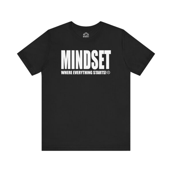 Mindset Trademarked T-Shirt (White Logo) - Image 2