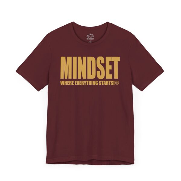 Mindset Trademarked T-Shirt (Old Gold Logo) - Image 236