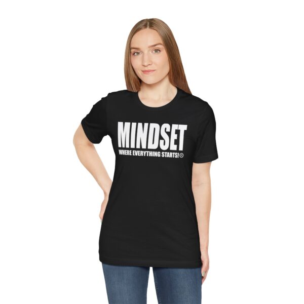 Mindset Trademarked T-Shirt (White Logo) - Image 13