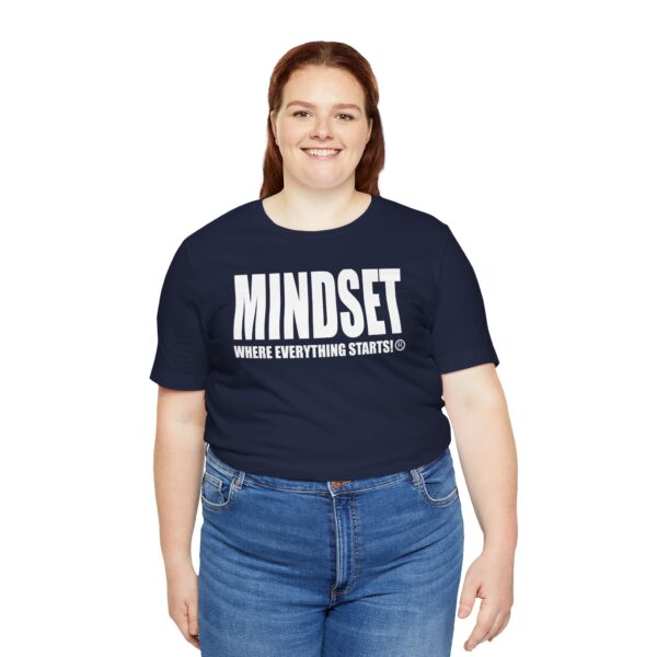 Mindset Trademarked T-Shirt (White Logo) - Image 305