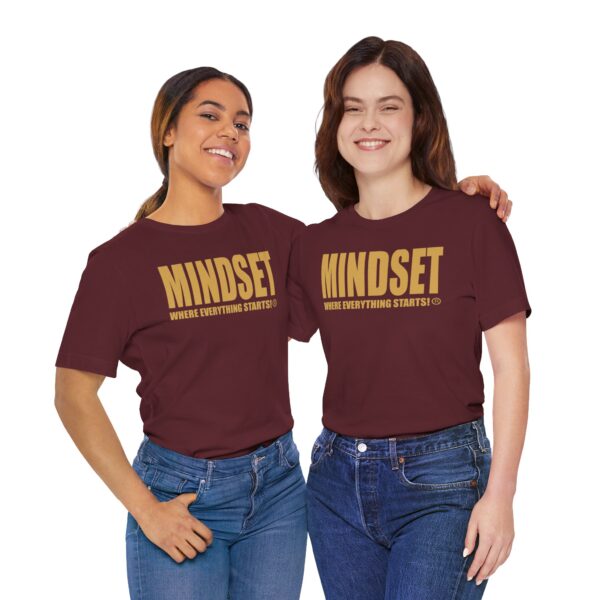 Mindset Trademarked T-Shirt (Old Gold Logo) - Image 259