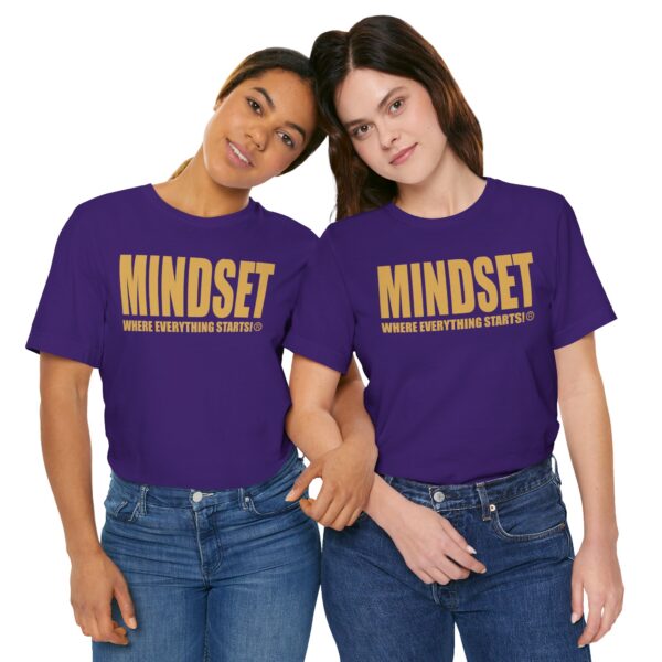 Mindset Trademarked T-Shirt (Old Gold Logo) - Image 229