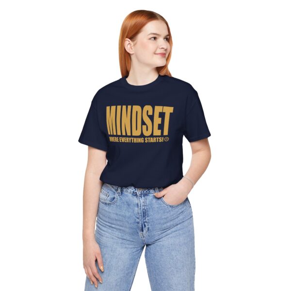 Mindset Trademarked T-Shirt (Old Gold Logo) - Image 192