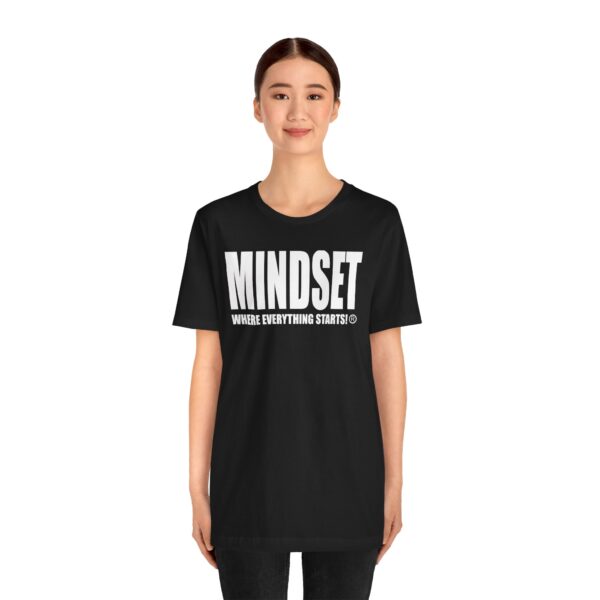 Mindset Trademarked T-Shirt (White Logo) - Image 11